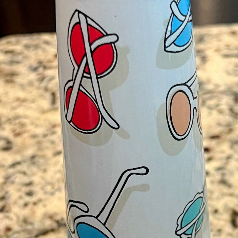 Kate Spade New York White Insulated Stainless Steel Water Bottle, 14.5 - Picture 4 of 8